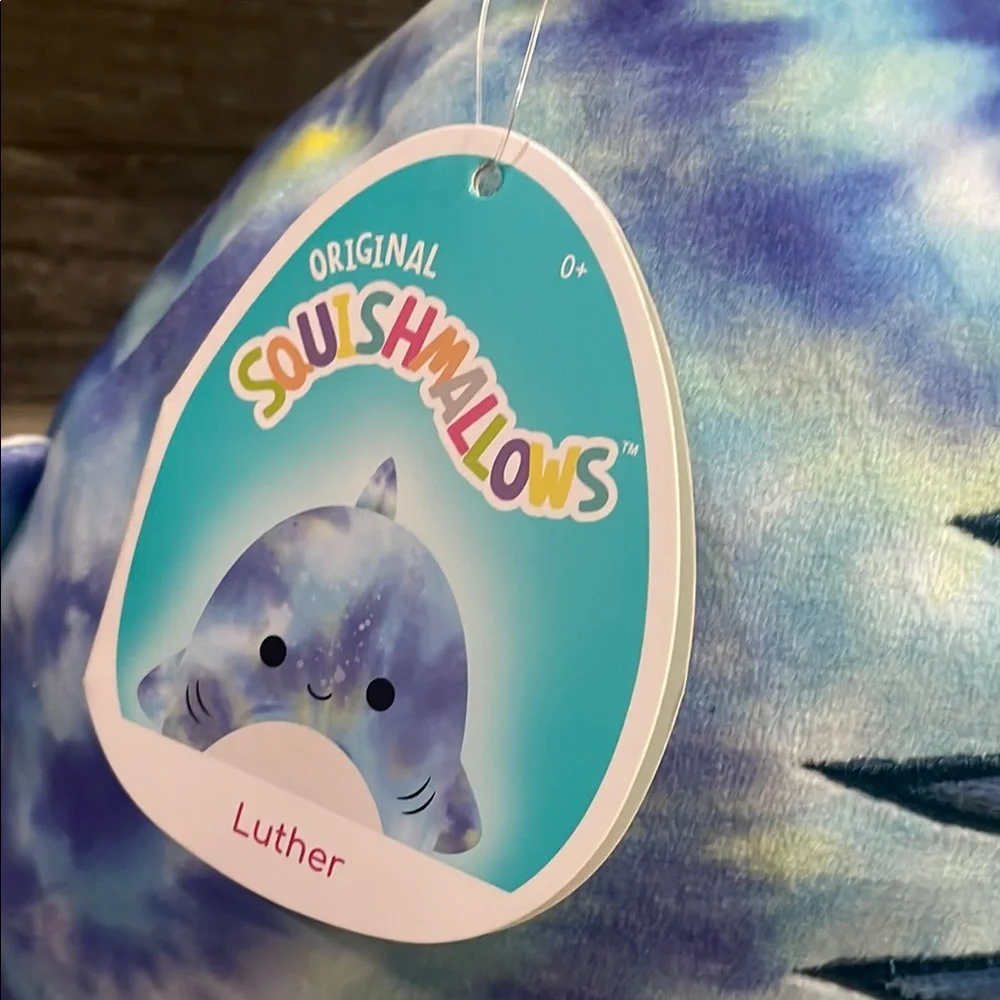 Squishmallows Blue and Gray SHARKS 3 Stuffed Animals‎ Set Luther 2 Gordon’s